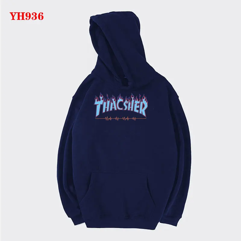 20 Новинка, Модный пуловер, спортивная одежда, бренд thacsher flame, мужские флисовые толстовки, Женская толстовка, Осеннее и зимнее пальто - Цвет: 20