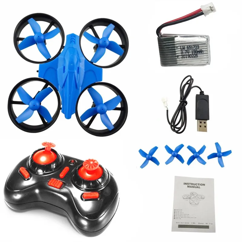 

W/ 2 Pcs Batteries H36 2.4G 4CH 4-Axis Gyro RC Quadcopter RTF UFO Mini RC Drone Compatible Eachine E010 W 3D-Flip/Headless Mode