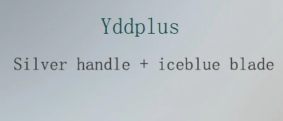 Светящиеся игрушки YDD PlUS световой меч Jedi серебристо-черная серия Skywalker световой меч 100 см металлическая ручка жесткое лезвие изменение звука FOC - Цвет: Silver HD Ice Blue