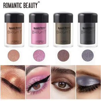 

1Pc Matte Eyeshadow Palette Metallic Shimmer Eye Shadow Cream Jelly Highlighter Eyeshadow Pigment for Women Smoky Eyes TSLM2