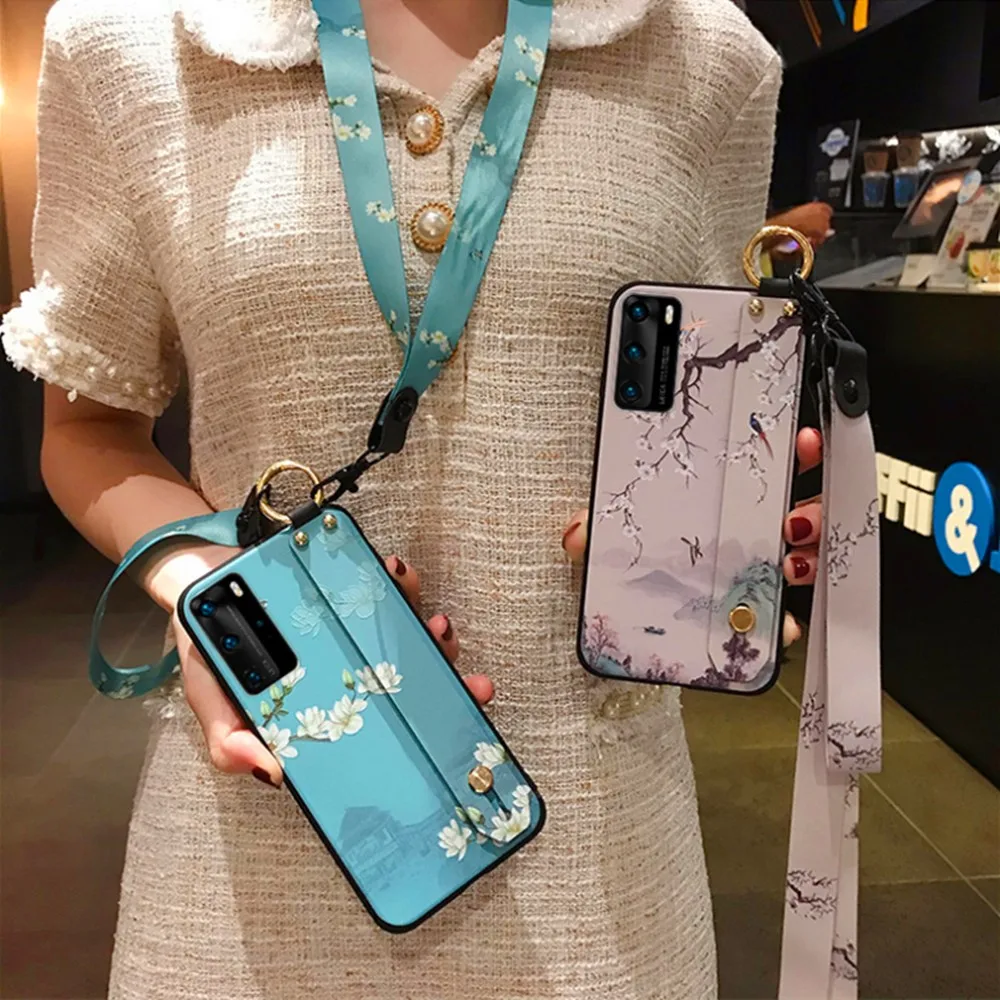 Чехол для xiaomi mi 9T 9 A3 lite POCO X3 NFC X2 CC9 redmi note 9s 8 7 k20 k30 pro 10x чехол с ремешком силиконовый