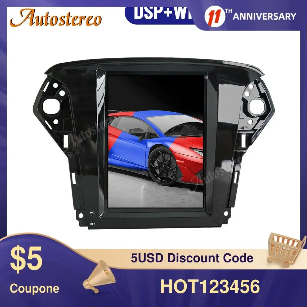 

DSP Android 9.0 PX6 Car No DVD Player GPS Map Navigation For Ford Mondeo 2011-2015 Head Unit Multimedia Player Auto Radio Stereo