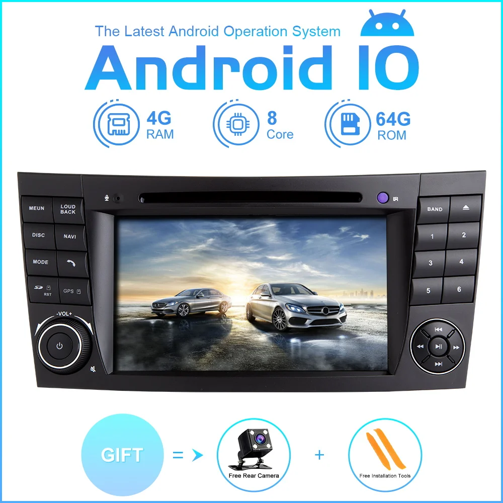 #*Cheap ZLTOOPAI Octa Core Car Multimedia Player Android 10 Auto Stereo for Mercedes Benz E Class W211 E300 CLK W209 CLS W219 GPS Radio