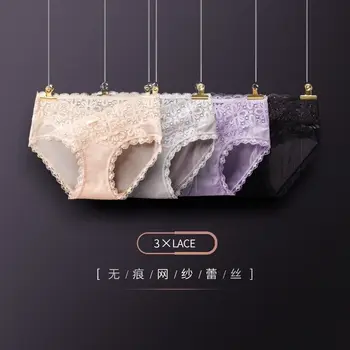 

MEIYIYA 3PCS/Lot M-XL Sexy Panties For Women Cotton Girls Briefs Ladies Bow Underwear Lingerie Underpants Casual Famale Panty
