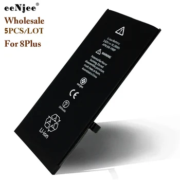 

EENJEE 5PCS Batteries For iPhone 8Plus Replacement Repair Part Cellphone battery Original IC