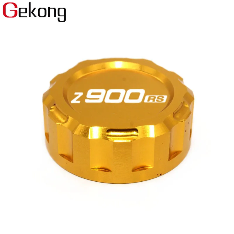 Gold Для KAWASAKI Z900RS Z 900RS аксессуары для мотоциклов CNC алюминиевые задние тормозные крышки резервуара - Цвет: Gold