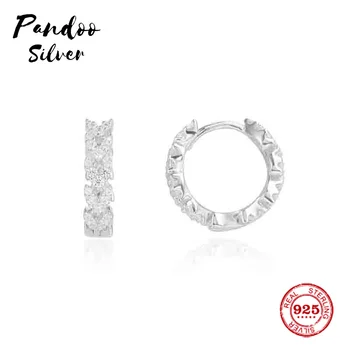 

Pandoo Fashion Charm Sterling Silver Original 1:1 Copy,Single Silver Couture Earring Luxury Jewelry Gift For Female
