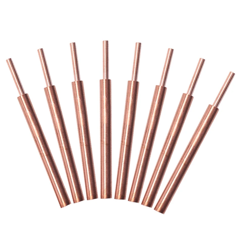 hot air soldering Quality 8PCS Welding Needle Aluminum Oxide 3mm Eccentric Rod Welding Machine Welding Pen Brazing Battery Nickel Plate electric solder