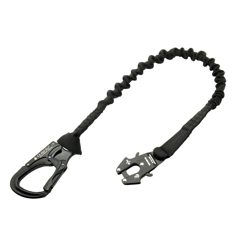 Airborne Catch Seal Quick Release Elastic Safety Rope Double End Draping Buckle Type 25KN load-bearing elastic ropes