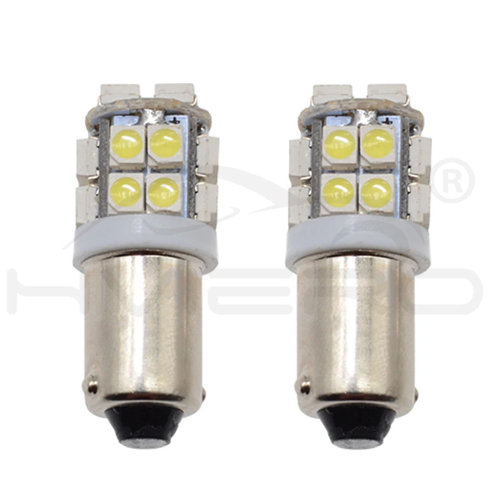 Hviero 2pcs White Bright DC 12V T11 Ba9s T4W 3528 20smd 1210 Car Marker Led Interior Reading License Plate Bulb Tail Lamps Gauge light 