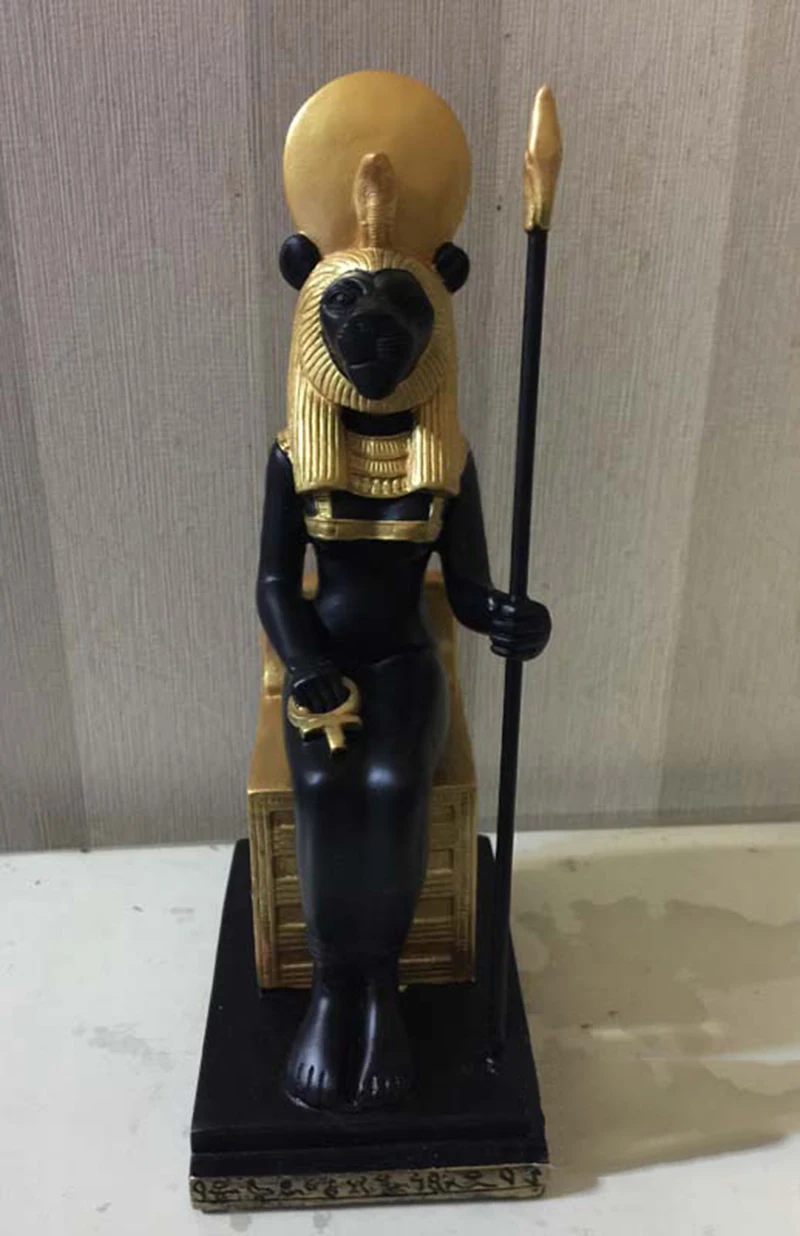 Египетские боги красоты египетская статуя для декора сидя Isis (Auset) Osiris (Usiris) Mut Bennu