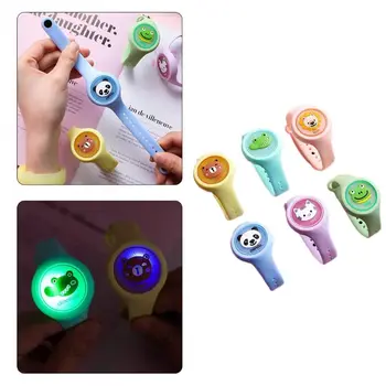 

3Pcs Kids LED Light Up Mosquito Repellent Watch Cartoon Animal Luminous Outdoor Anti-Mosquito Bracelet Wrist Toys