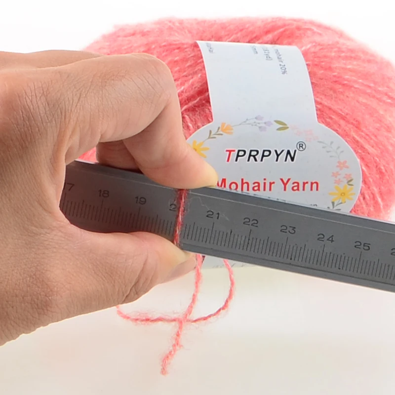 TPRPYN 1PC = 25g 166M Acrylic mohair yarn for knitting lana crochet wool yarn to hand knit crocheted line threads to knitted knitting yarn,knitting wool yarn,crochet yarn,wool yarn