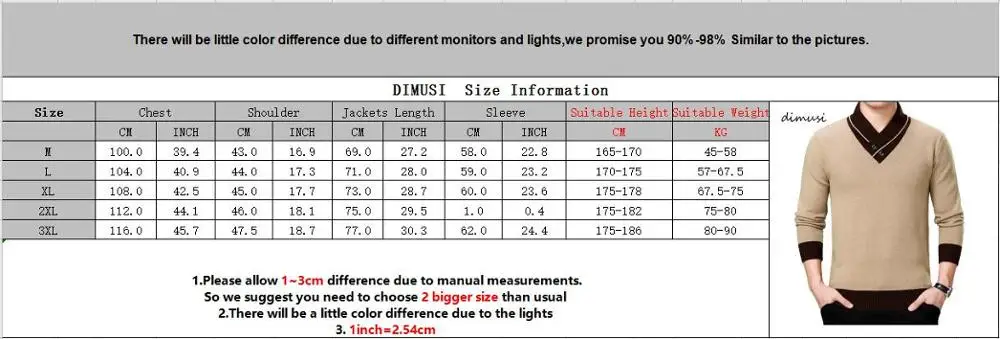 DIMUSI осенне-зимний мужской свитер Повседневный Однотонный свитер с высоким воротником мужской двойной воротник тонкий прилегающий вязаный пуловер Одежда