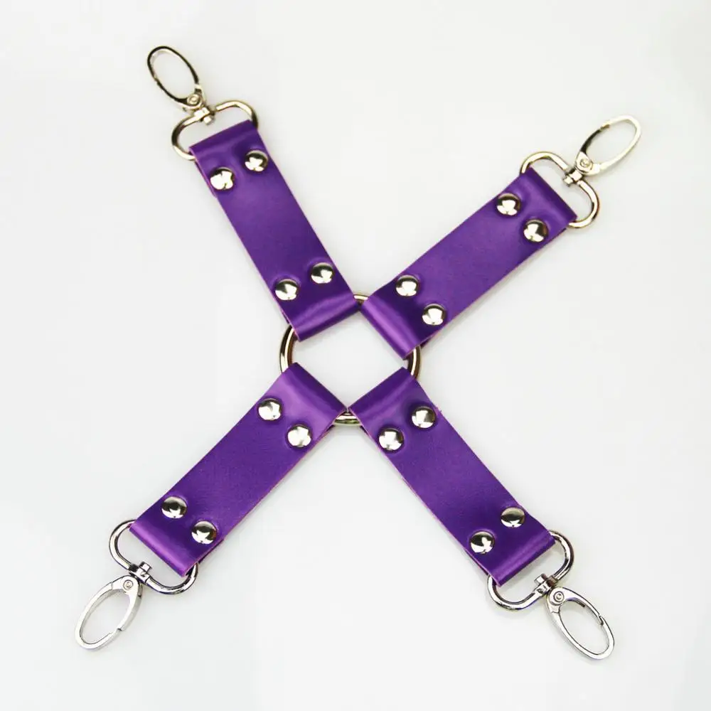 Candiway Fantasy Purple Series Bedroom Bondage Resraint Set Slave Roleplay Game Erotic Accessaries For Couple_voghion.com
