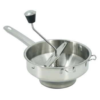 

Stainless Steel Jam Blender Cooking Vegetable Manual 3 Perforated Discs Mill Grater Jam Fruit Professional Shredding Sieve Mud