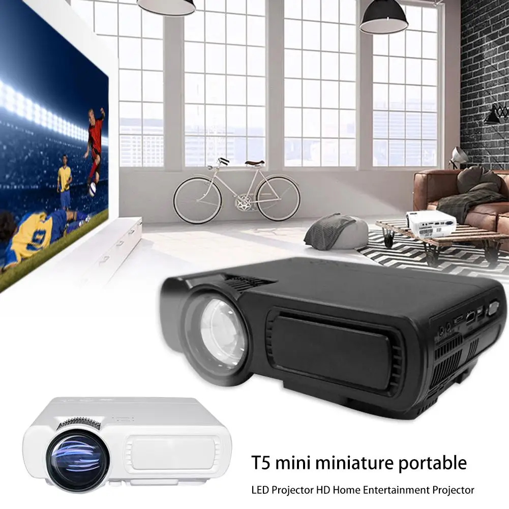 

Mini Portable LED Projector HD 1080P Home Entertainment Projector Home Cinema HDMI Movie Game Projector