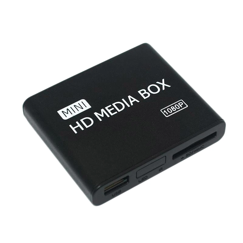 

AMS-Mini Full HD 1080P Media Player for TV Multi Media Video Player External HDD Media Player