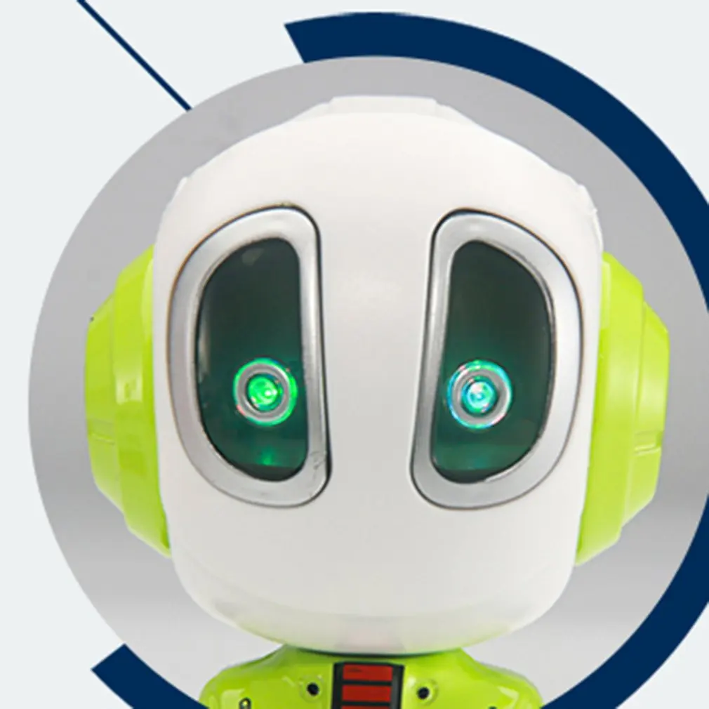 RC сплав робот Сенсорное зондирование светодиодный глаз умный голос DIY тело многофункциональная музыкальная модель игрушка детская игрушка подарок