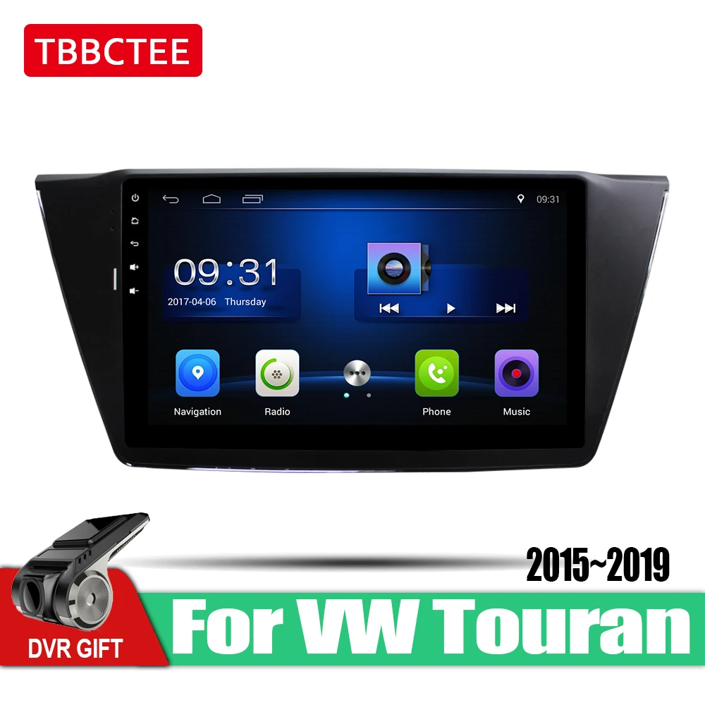 car gps multimedia player For Volkswagen VW Touran 2015 2016 2017 2018 2019 Android navigation raido video audio | Автомобили и