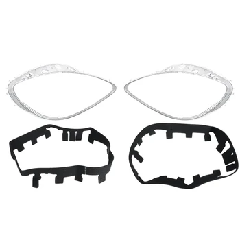 

2Pcs Car Clear Headlight Lens Cover Gasket Replacement head light lamp Cover for Chevrolet Corvette C6 2005-2013