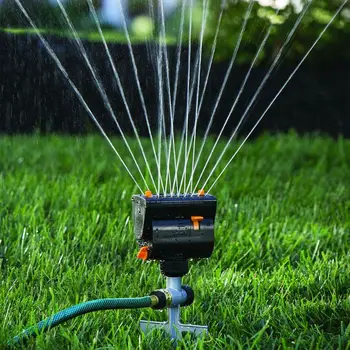 

16 Holes Water Spray Automatic Sprinkler Nozzle Oscillating Watering Garden Lawn Irrigation System Tools