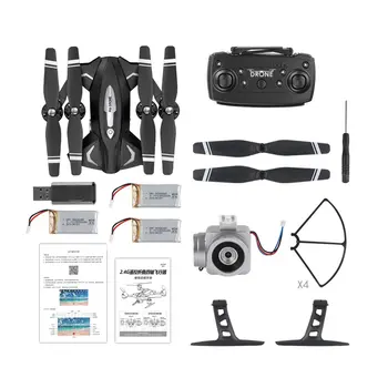 

F69 FPV Mini With Camera HD High Mode Remote Control WIFI Portable Folding Holdable One Key Return Wide Angle Quadcopter Drone