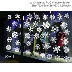 Festive Christmas Wall & Window Stickers - Holiday Decor & Gifts for As the picture shows (13)