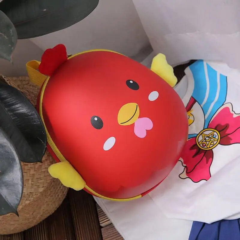 Рюкзак из яичной скорлупы, мультяшный милый модный 3D рюкзак цыпленок для детского сада, Детская сумка