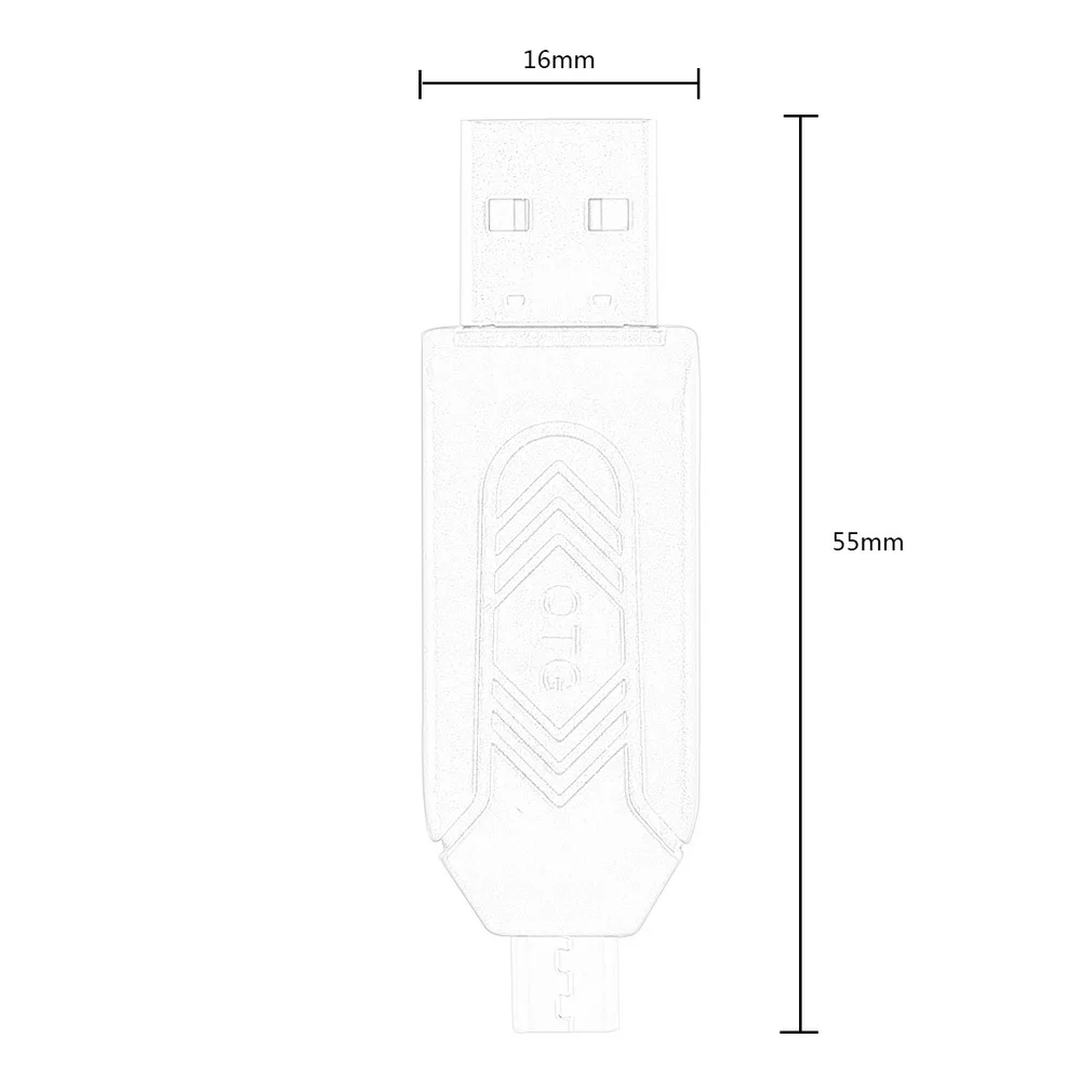 ABS Универсальный кард-ридер мобильный телефон ПК кард-ридер Micro USB OTG кард-ридер OTG TF/SD флэш-память