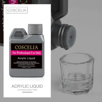 

120ml Acrylic Liquid Powder Nail Art Tips Salon Professional Use Acrylic Liquid Manicure Liquid Acrylic Powder Nail Art Tools