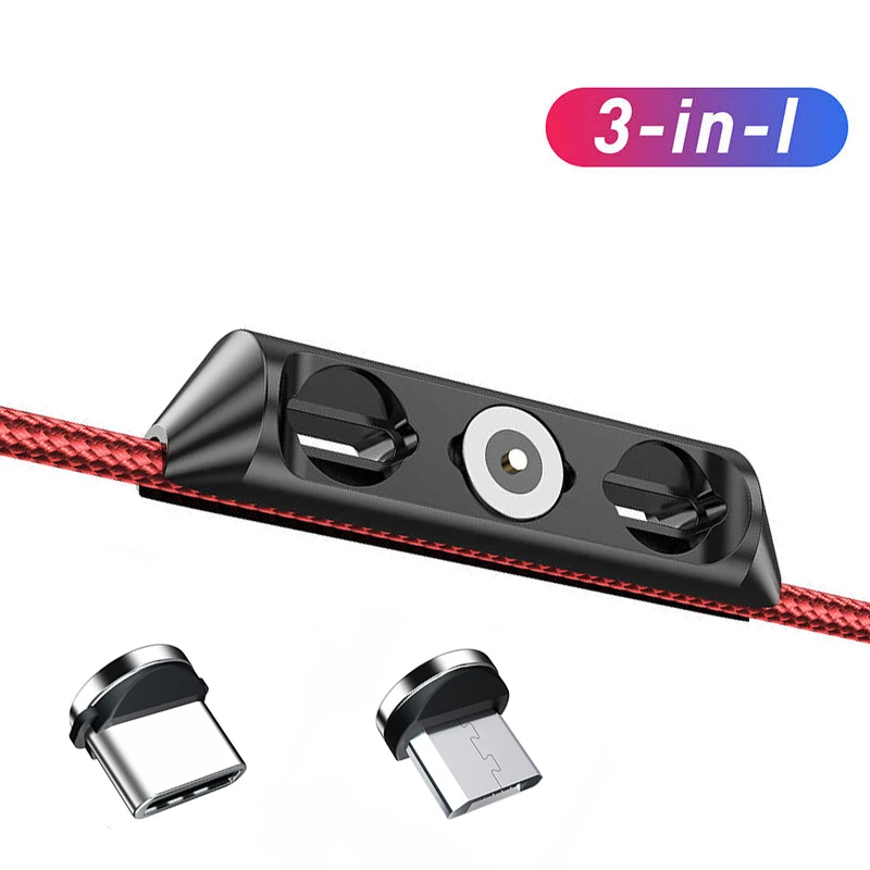 1/3/5 шт. Магнитная Зарядка Type C Micro USB для магнитного штекера устройство хранения