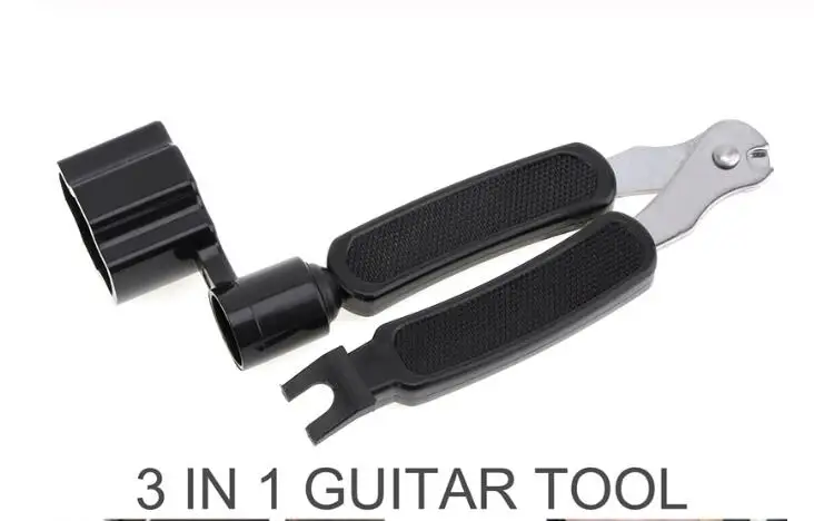 

2pcs Guitar Tool Set Multifunction Guitar Accessories 3 in 1 Guitar Peg String Winder String Pin Puller String Cutter