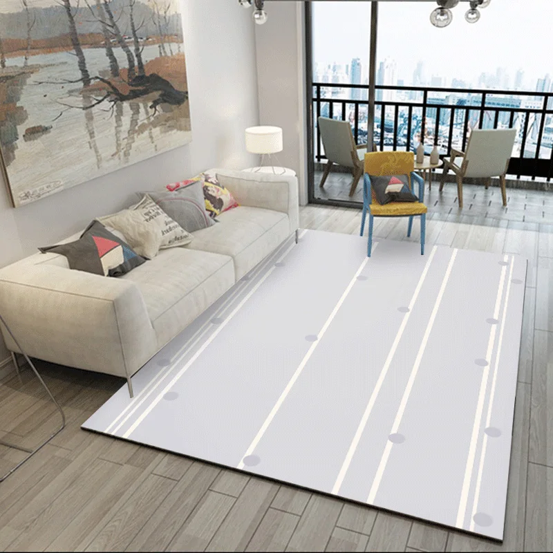 

Simple Nordic Carpet Living Room Large Carpet Kitchen Study Children's Room Bedside Baby Climbing Pad Morandi