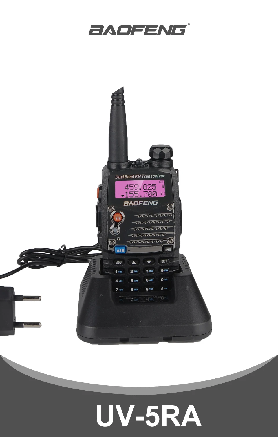 Обновление Baofeng UV-5R рация UV-5RA Профессиональный CB радио 5 Вт 128CH двухдиапазонный СВЧ/УВЧ-трансивер Охота двухстороннее радио