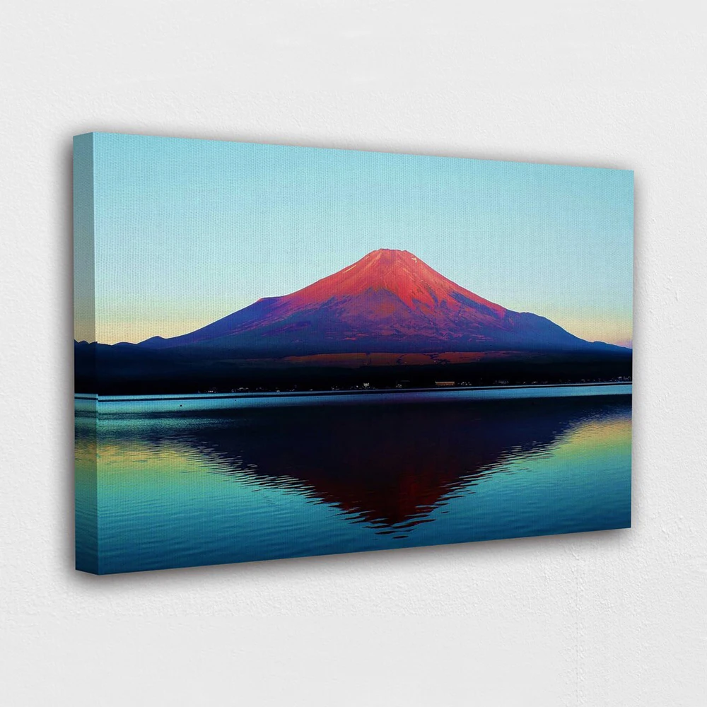 Настенное искусство Fuji volcano постер HD Печать гор озеро пейзаж холст живопись