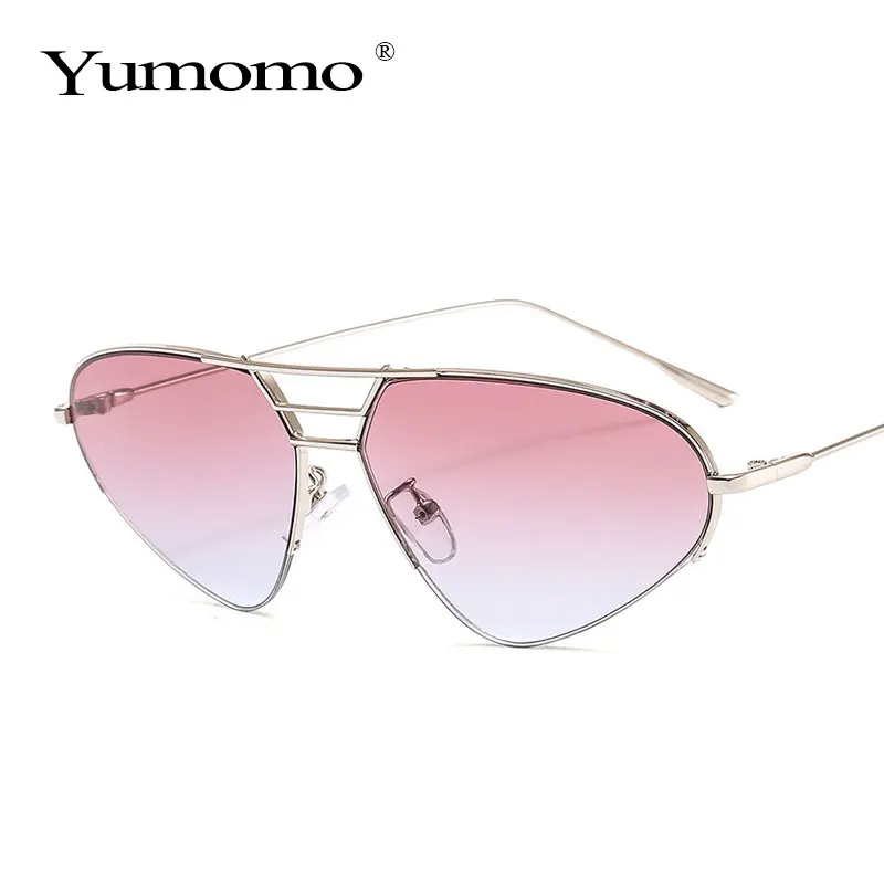 

Vintage Sunglasses Women 2020 Cat Eye metal frame Sun Glasses Men Luxury Brand Designer Sunglasses Gradient glasses