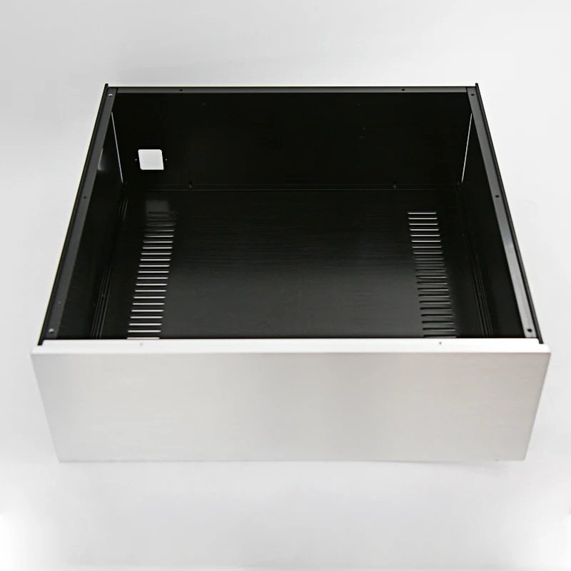 Amplifier Chassis Housing DIY Box Enclosure 4315C All Aluminum Power Amplifier Case Shell 430*150*408MM