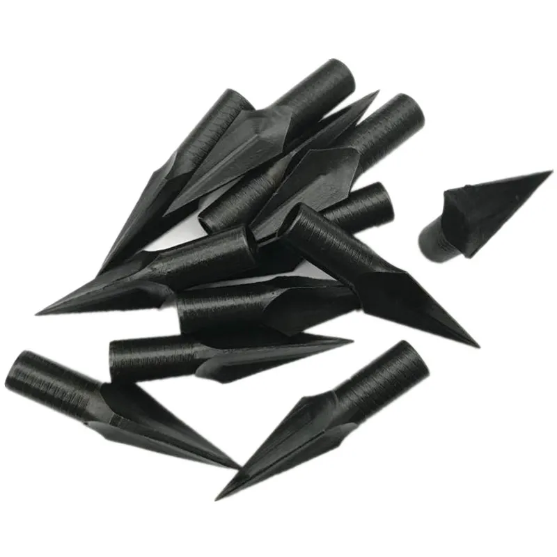 3/6/12pcs Black Arrowheads Retro Alloy Steel Traditional Broadheads Arrow Head Tips Point for 8mm Arrows Outdoor Accessories