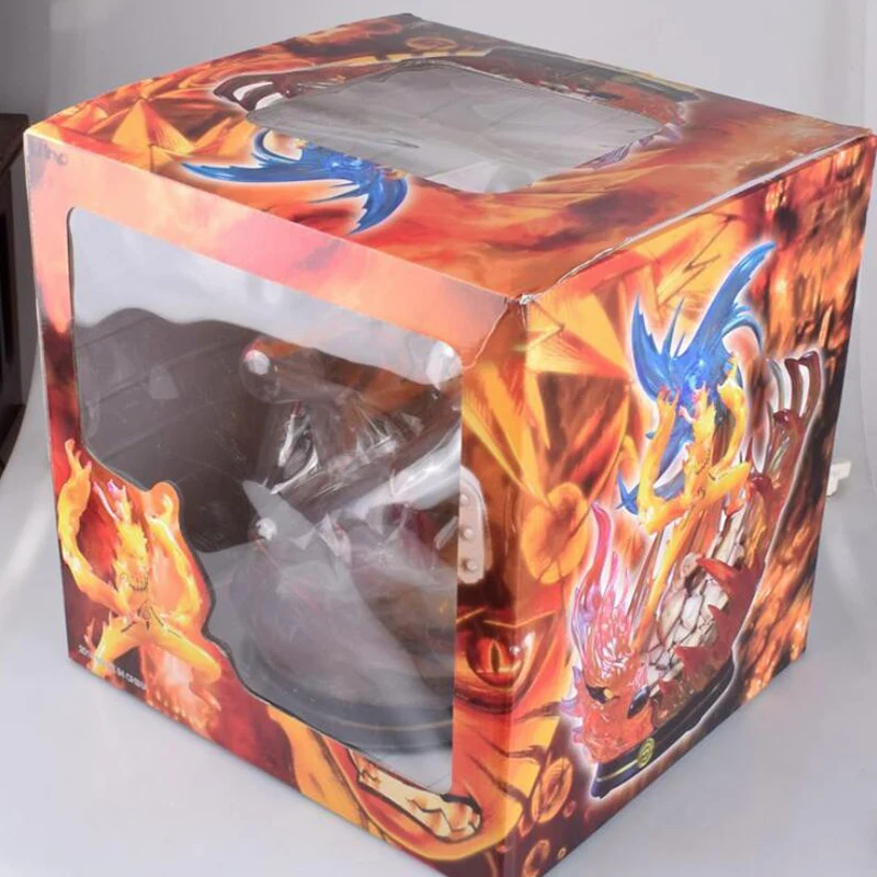 35 см аниме Наруто Shippuden gk статуя Uzumaki Наруто Саске ПВХ фигурка Коллекционная модель игрушки - Цвет: Naruto have box