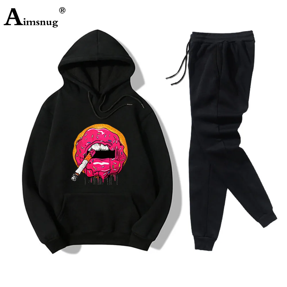 

Spring Autumn Women Tracksuit Sets Fashion 3D Print Hooded Sweatshirt Two Pieces Set Casual Long Sleeve Hoodie Sport Pants Suit
