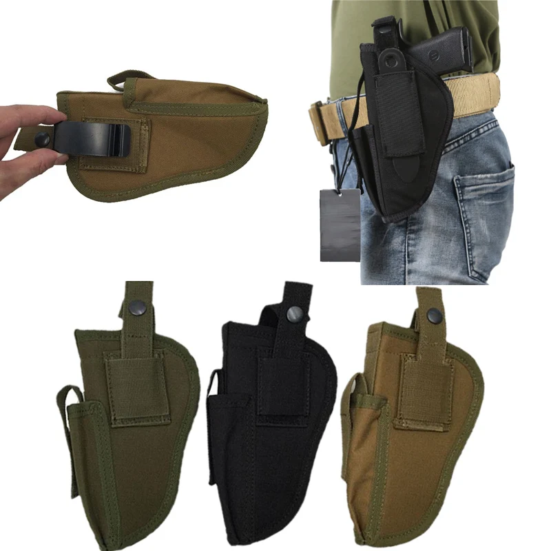 

Tactical Holster Waist Slot Right/Left Hand QD QR Pistols Holder Cover