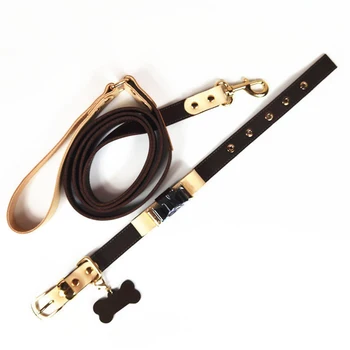 

dog pet dog collar dog accessories dogs pets accessories chihuahua dog supplies cat collar Cowhide dog collar cow leather collar