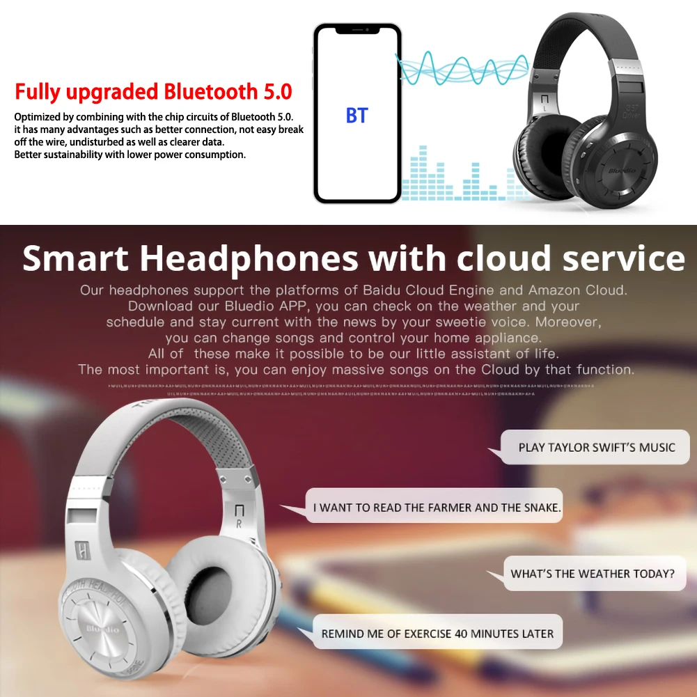 Bluedio HT частный режим бас резонанс стерео вращать беспроводные BT5.0 наушники ультра-долгое время Bluetooth Музыка вызов гарнитура