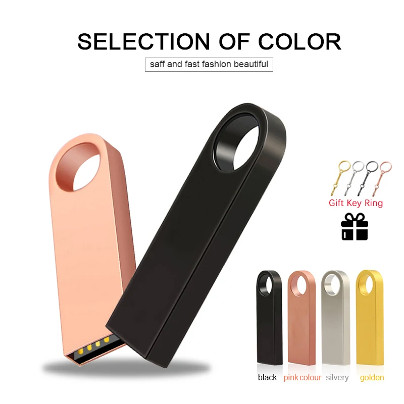 Usb флеш накопитель 4 ГБ 8 16 32 64 металлический usb карта памяти 128 ГБ|USB