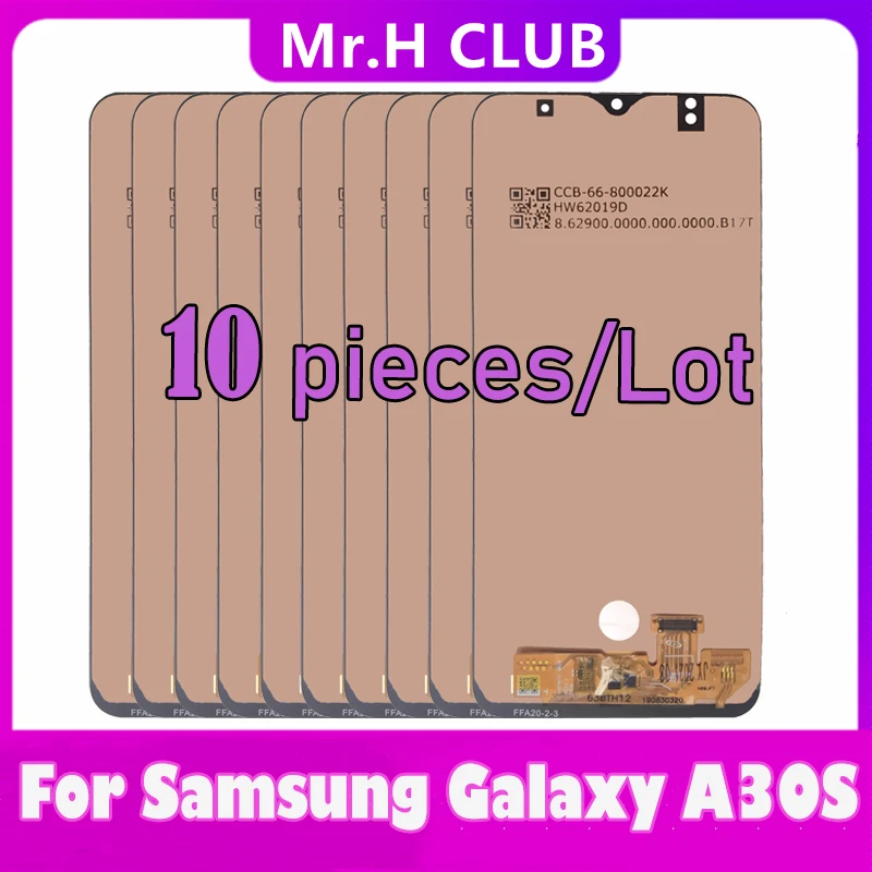 ЖК-дисплей для Samsung Galaxy A30s/A307/A307F/A307G/A307YN 10 шт. | Мобильные телефоны и аксессуары
