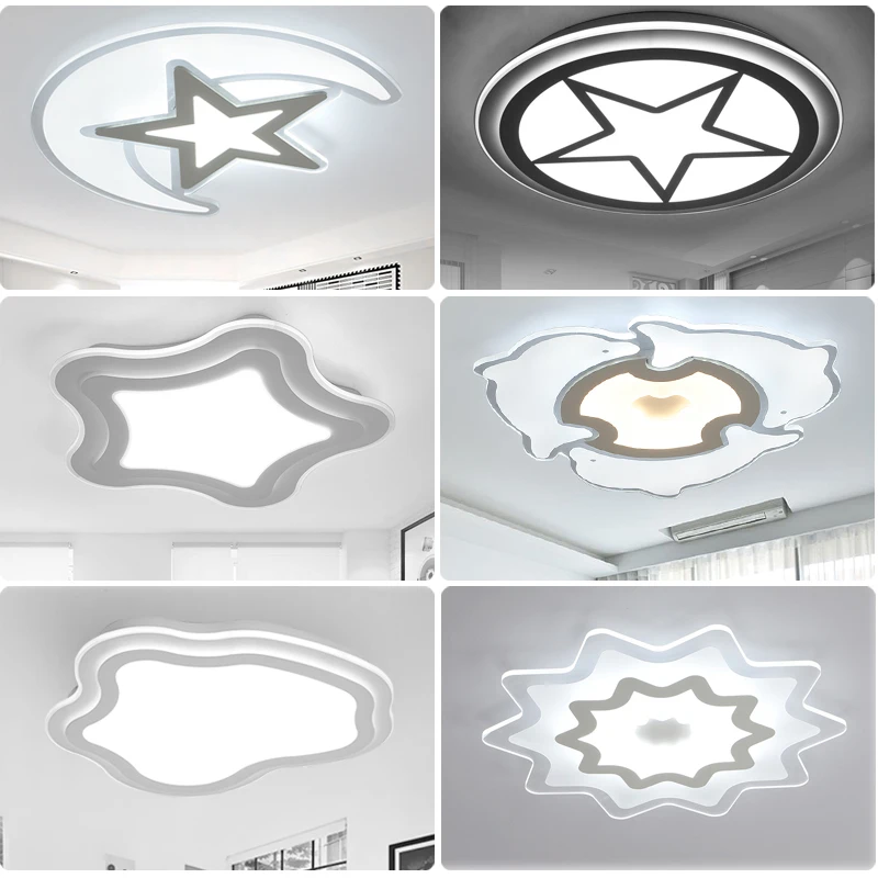 

simple modern Children's room led ceiling light little boy girl eye bedroom living room lamp
