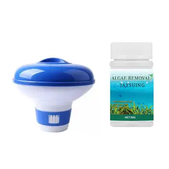 

1pc Swimming Pool Cleaning Algae Removal Bacteria Effervescent Outdoor Swimming Pool Tool Accessories Cleaning Tablets