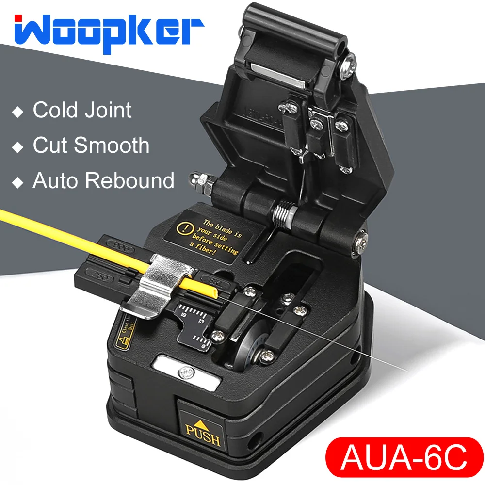 High Precision Fiber Cleaver AUA 6C FTTH Hot Melt Cold Connection Optic Cutting Tools with 16 Face Blade | Мобильные телефоны и