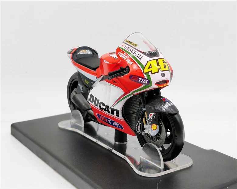 Оригинальная фабрика 1:24 Du cati Desmosedici GP12 2012 мотоцикл сплав автомобиль игрушки для детей модель детской игрушки подарок оригинальная коробка